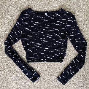 Long Sleeve Crop Top
